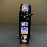 HAPPY SPACE BLACK/ PURPLE KITTEN