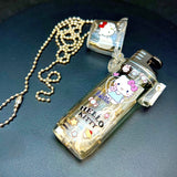 LIGHT UP HELLO KITTY KEYCHAIN (CLEAR)