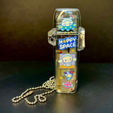 LIGHT UP HAPPY SPACE KEYCHAIN (LAMB) (CLEAR)