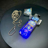 LIGHT UP HAPPY SPACE KEYCHAIN (LAMB) (CLEAR)