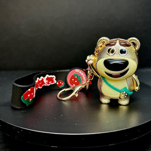 SILVER BEAR KEYCHAIN (METAL)